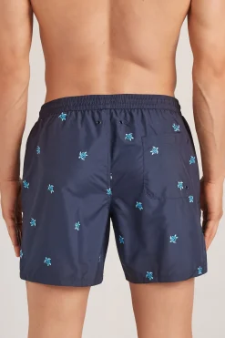 Badshorts med sk&ouml;ldpaddsm&ouml;nster