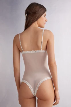 Body i tyll och spets Pretty Flowers