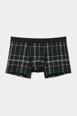 Boxershorts i bomull med rutor