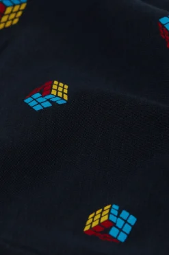Boxershorts i bomull med tärning