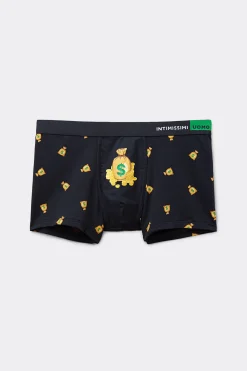 Boxershorts i bomull med dollartryck