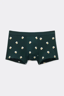 Boxershorts i bomull med &ouml;ltryck