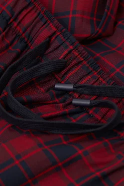 Boxershorts i bomullsv&auml;v med rutor