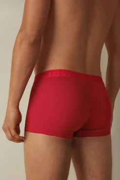 Boxershorts i mikrofiber med logotyp