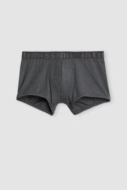 Boxershorts i mikrofiber med logotyp