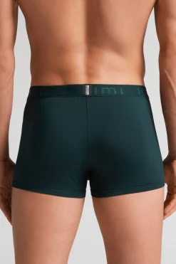 Boxershorts i mikrofiber med logotyp