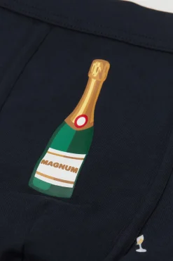 Boxershorts i Superior-bomull med champagnem&ouml;nster