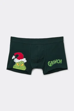 Boxershorts i Superior-bomull m&ouml;nstrade med The Grinch Dr Seuss&trade;