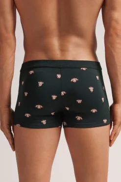 Boxershorts i Superior-bomull med apm&ouml;nster