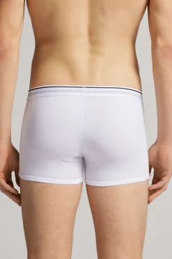 Boxershorts i Superior-bomull med synlig resor