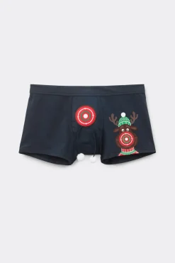 Boxershorts i Superior-bomull med renm&ouml;nster