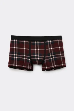 Boxershorts i Superior-bomull med skotskrutigt m&ouml;nster