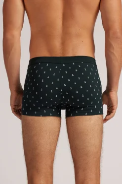 Boxershorts i Superior-bomull med schacktryck