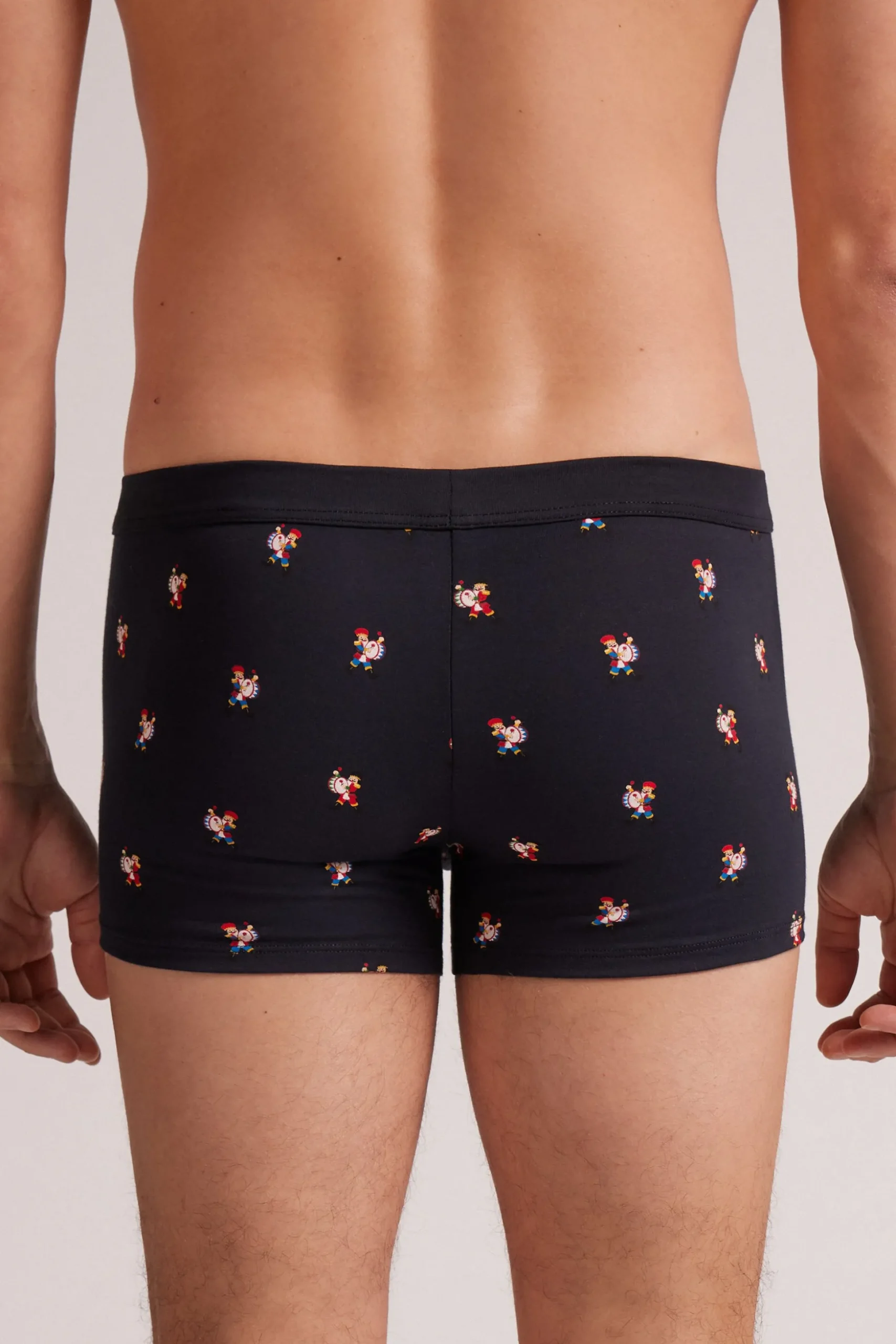 Boxershorts i Superior-bomull med nötknäpparmönster