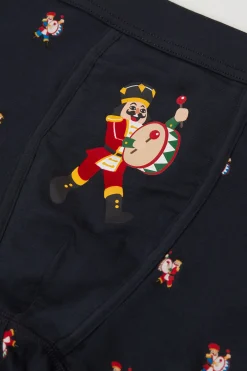 Boxershorts i Superior-bomull med nötknäpparmönster