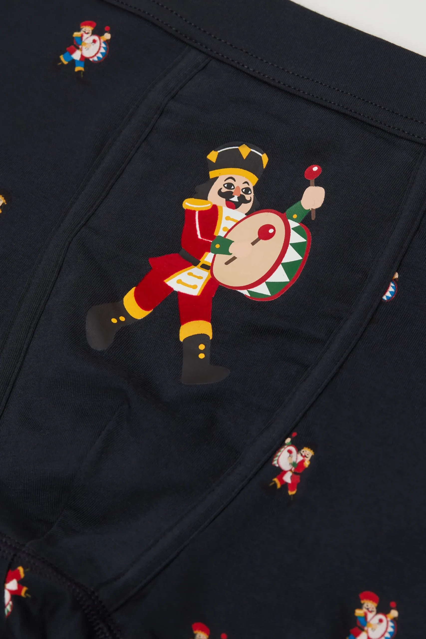 Boxershorts i Superior-bomull med nötknäpparmönster