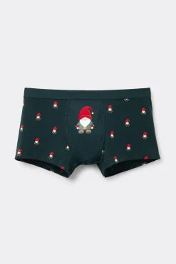 Boxershorts i Superior-bomull med tomtem&ouml;nster