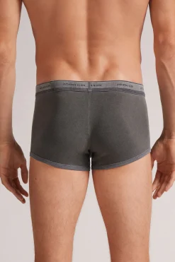 Boxershorts Washed Collection i elastisk Superior-bomull