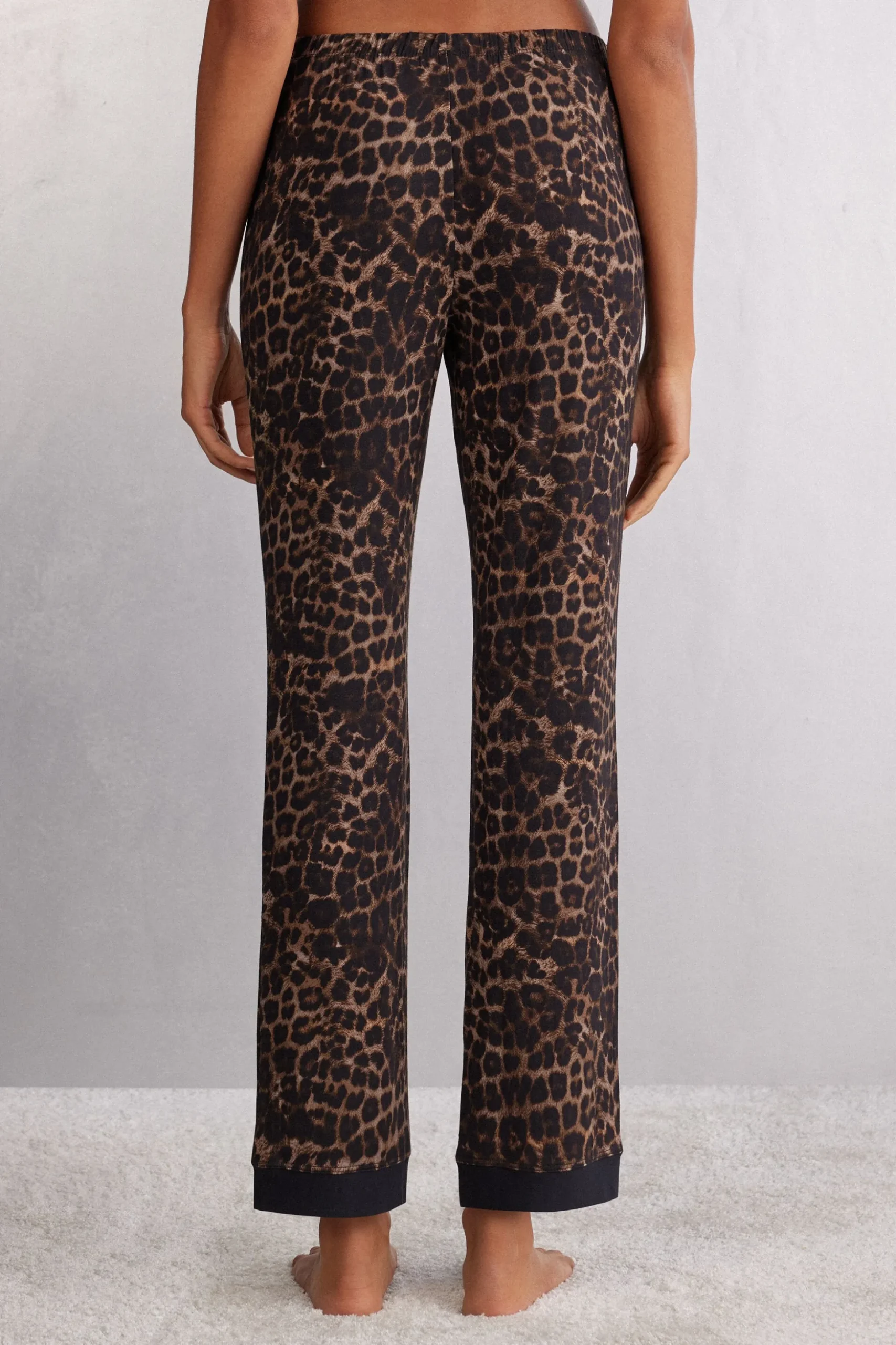 Byxor i modal Luxurious Leopard