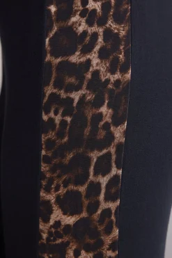 Byxor med muddar i modal Luxurious Leopard