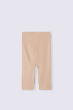 Formande shorts i bomull med h&ouml;g midja