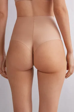 Franska trosor i Microfibre med r&aring;skuren kant