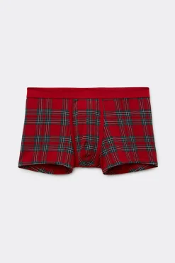 Julboxershorts i skotskrutig Superior-bomull