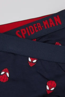 Kalsonger i bomull med Spider-Man fr&aring;n Marvel