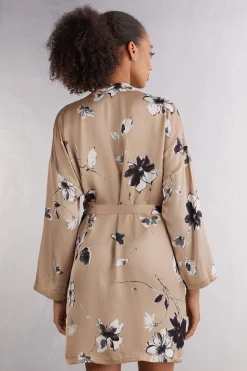 Kimono i viskossatin Autumn Blossom