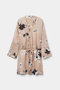 Kimono i viskossatin Autumn Blossom