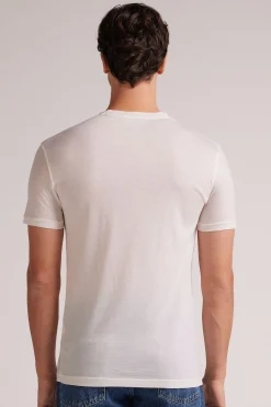 Kort&auml;rmad t-shirt i stretchig merinoull
