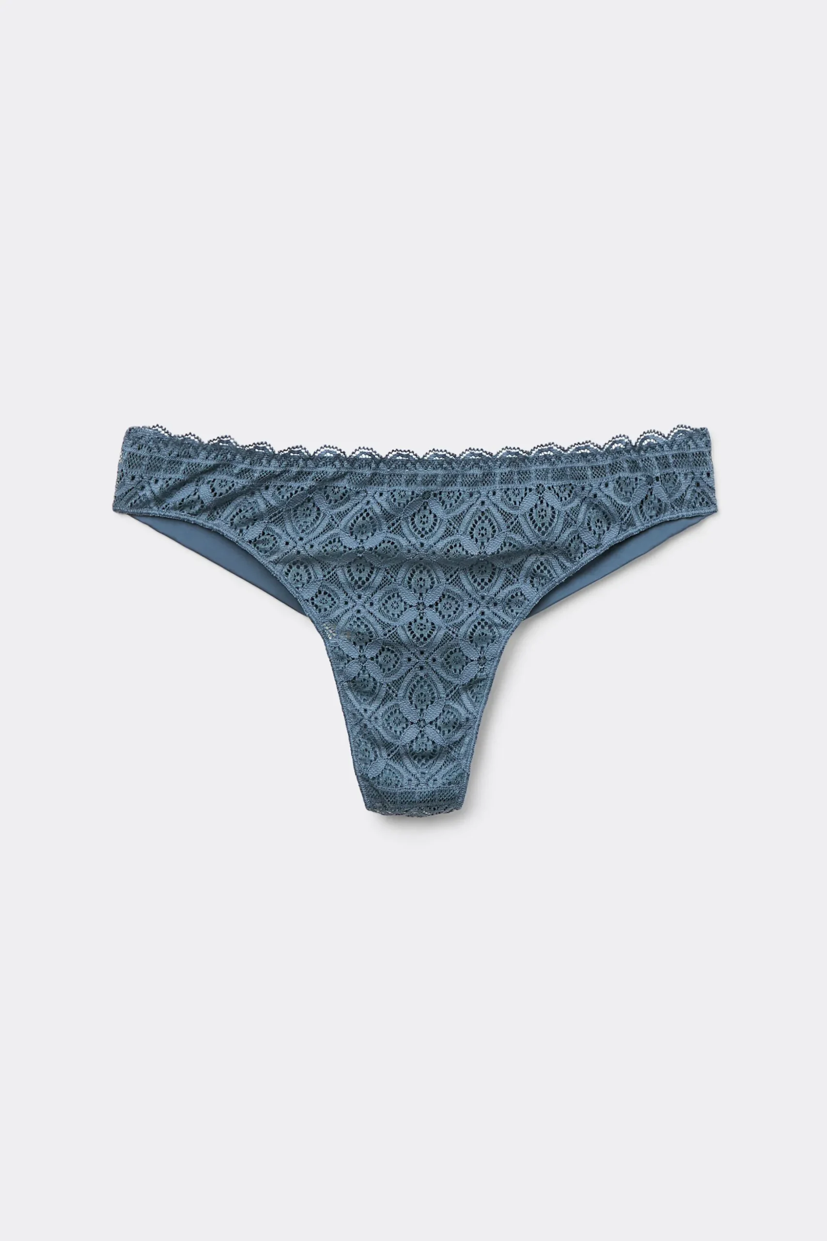 Lace and Microfibre Brazilian trosor