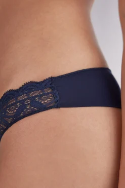 Lace and Microfibre Brazilian trosor