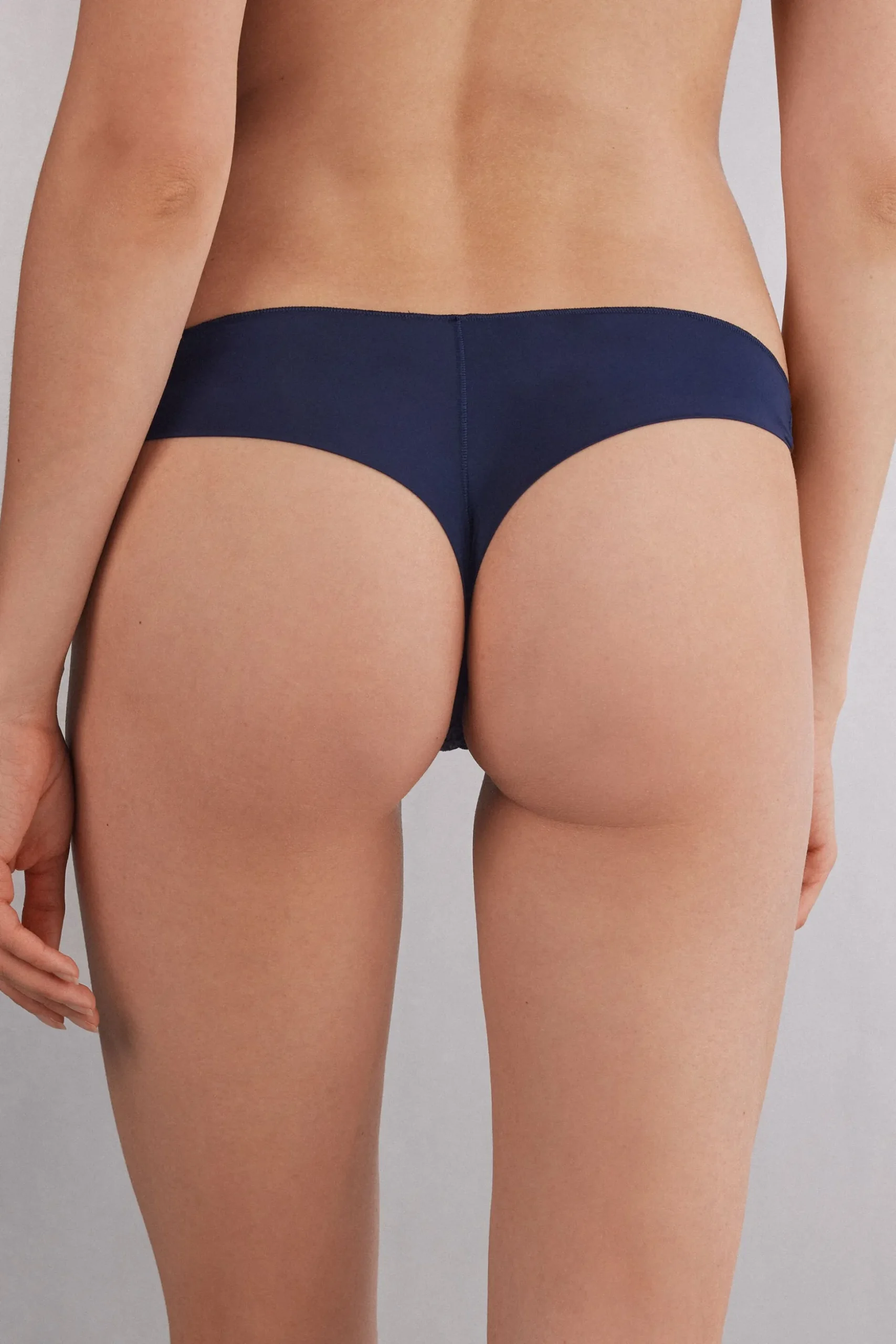 Lace and Microfibre Brazilian trosor