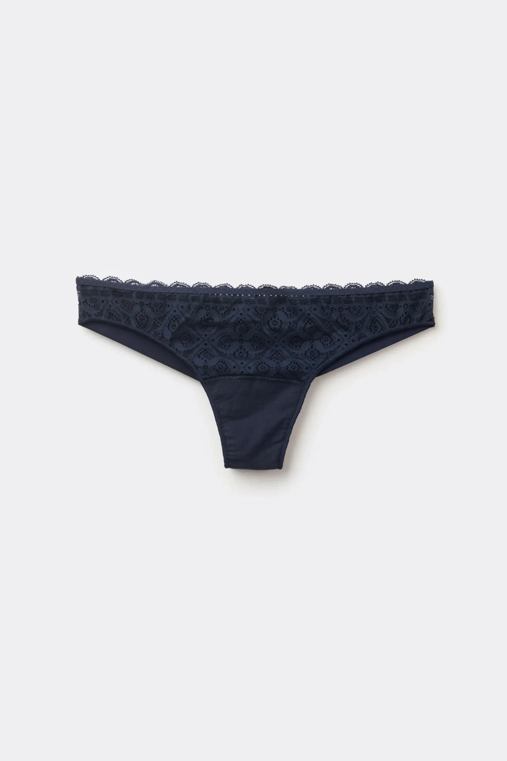 Lace and Microfibre Brazilian trosor