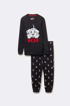L&aring;ng barnpyjamas i bomull med 101 dalmatiner fr&aring;n &copy;Disney