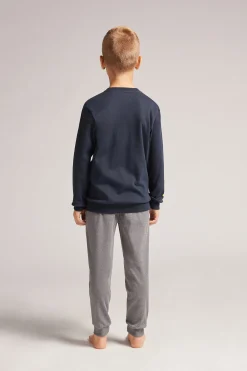 Lång pyjamas för barn i bomull med Joakim von Anka från ©Disney