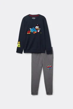 L&aring;ng pyjamas f&ouml;r barn i bomull med Joakim von Anka fr&aring;n &copy;Disney