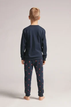 Lång pyjamas för pojke i bomull med Marvels Spider-Man