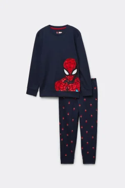 L&aring;ng pyjamas f&ouml;r pojke i bomull med Marvels Spider-Man