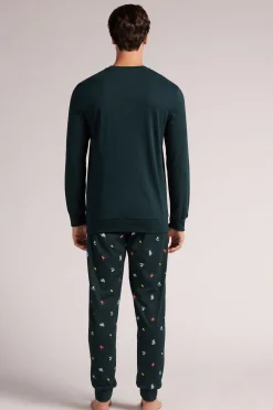Lång pyjamas i bomull Hasbro Monopol
