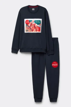 L&aring;ng pyjamas i bomull Coca-Cola&reg; Vintage