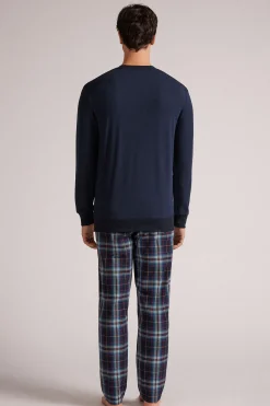 Lång pyjamas i modal Gingerbread Apres Ski