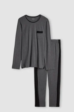 L&aring;ng pyjamas i Superior-bomull