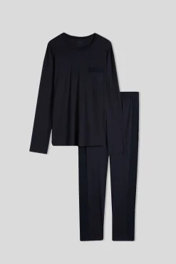 L&aring;ng pyjamas i Superior-bomull