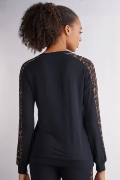 L&aring;ng&auml;rmad tr&ouml;ja i modal Luxurious Leopard