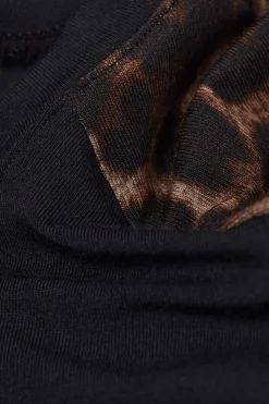 Långärmad tröja i modal Luxurious Leopard