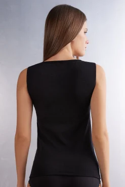 Linne med breda axelband Wool & Cotton