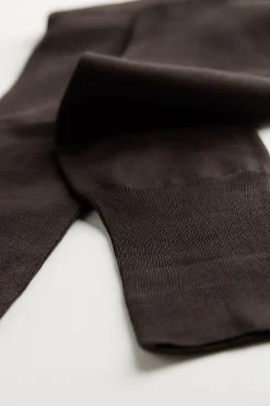 Long Sateen Cotton Lisle strumpor