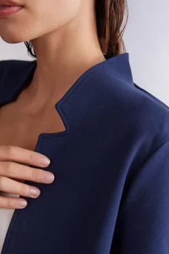 Long-Sleeved Cotton Interlock kofta